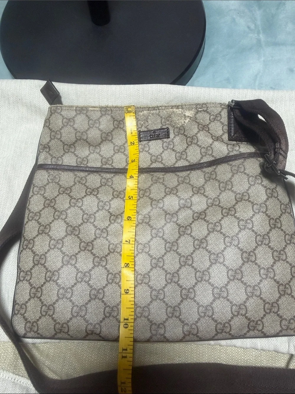 Gucci Beige GG Supreme Crossbody Bag for Men